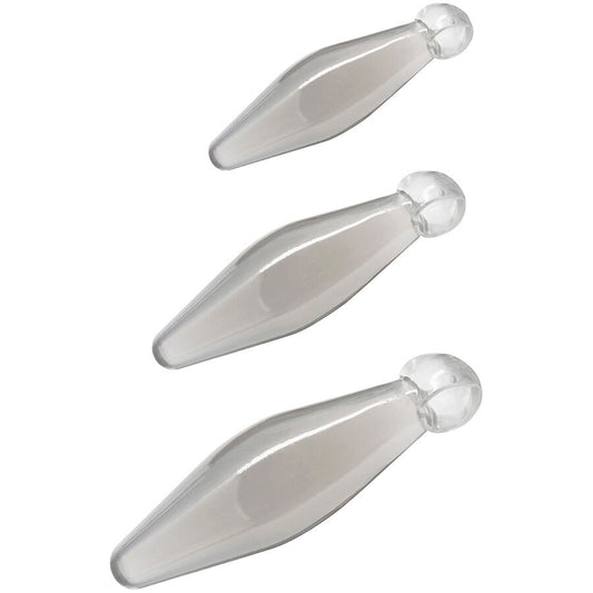 TOYJOY - ANAL PLAY RIMMER DE DEDO 3 PIEZAS TRANSPARENTE