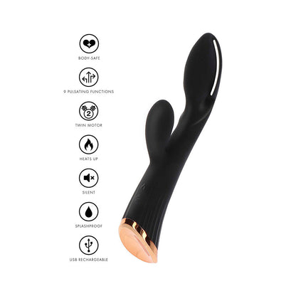 TOYJOY - IVY CASSIA XTRA INTENSE VIBRADOR ESTIMULADOR CLÍTORIS NEGRO
