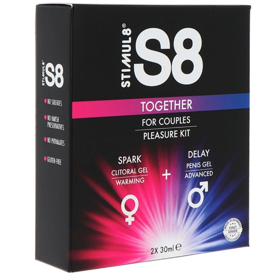STIMUL8 - S8 TOGETHER KIT DE PAREJAS 2 X 30 ML