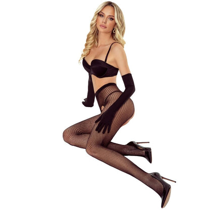 PASSION - TIOPEN 038 STOCKINGS BLACK 1/2