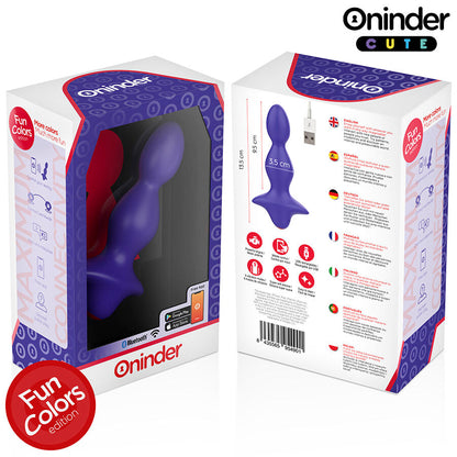ONINDER CUTE - LOVE BUTT VIBRATOR ANAL PLUG DILATOR - FREE GLOBAL APP