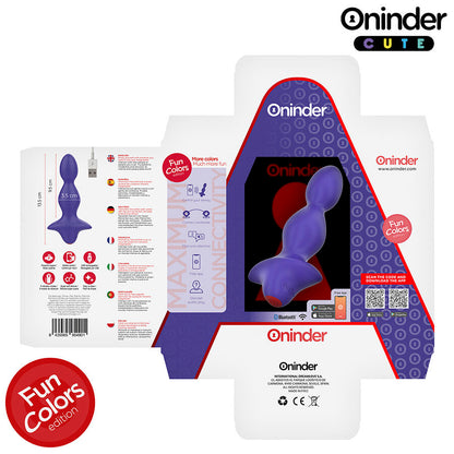 ONINDER CUTE - LOVE BUTT VIBRADOR PLUG ANAL DILATADOR - APP MUNDIAL GRATUITA
