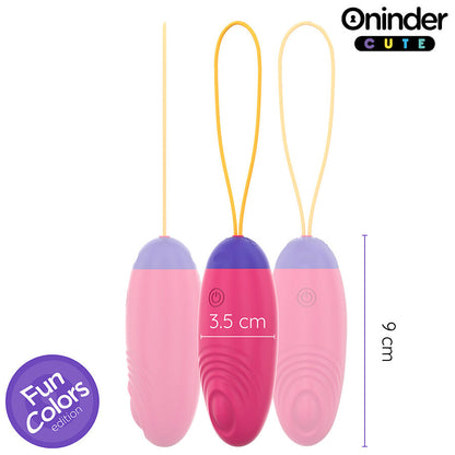 ONINDER CUTE - LOVE PLEASURE VIBRO-WAVE TAPPING SILICONE EGG - FREE GLOBAL APP