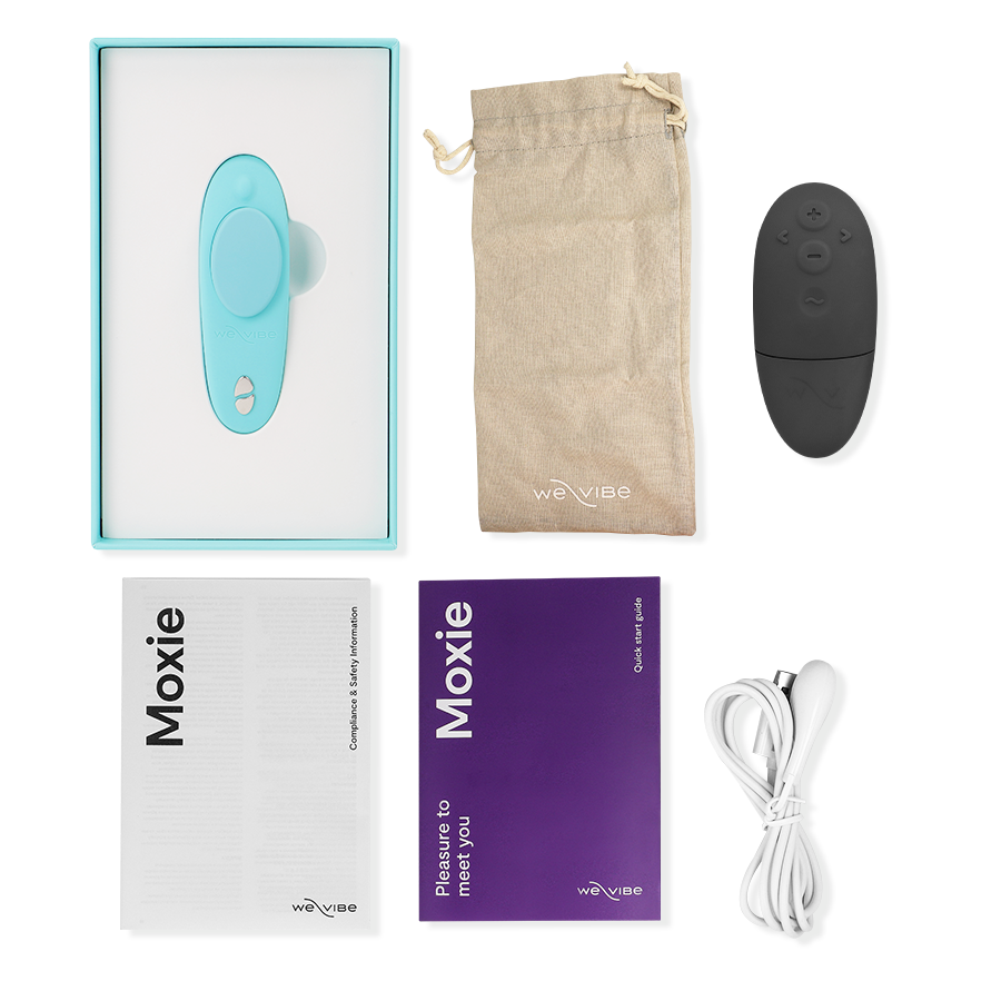 WE-VIBE - MOXIE + VIBRADOR CLÍTORIS AQUA