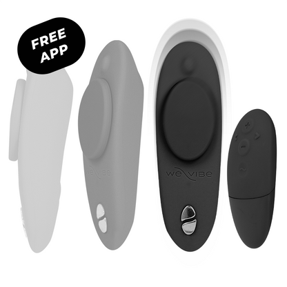 WE-VIBE - MOXIE + VIBRADOR CLÍTORIS NEGRO