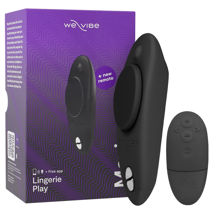 WE-VIBE - MOXIE + VIBRADOR CLÍTORIS NEGRO