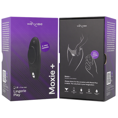 WE-VIBE - MOXIE + VIBRADOR CLÍTORIS NEGRO