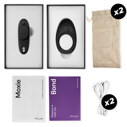 WE-VIBE - TEASE US SET BOND + MOXIE