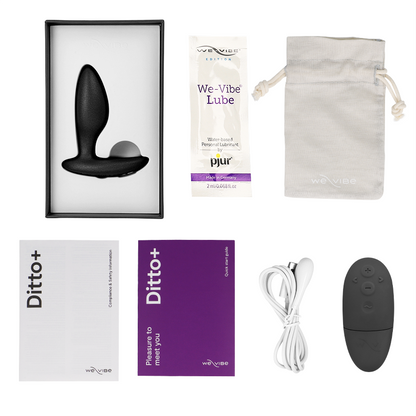WE-VIBE - VECTOR+ MASAJEADOR DE PRÓSTATA NEGRO