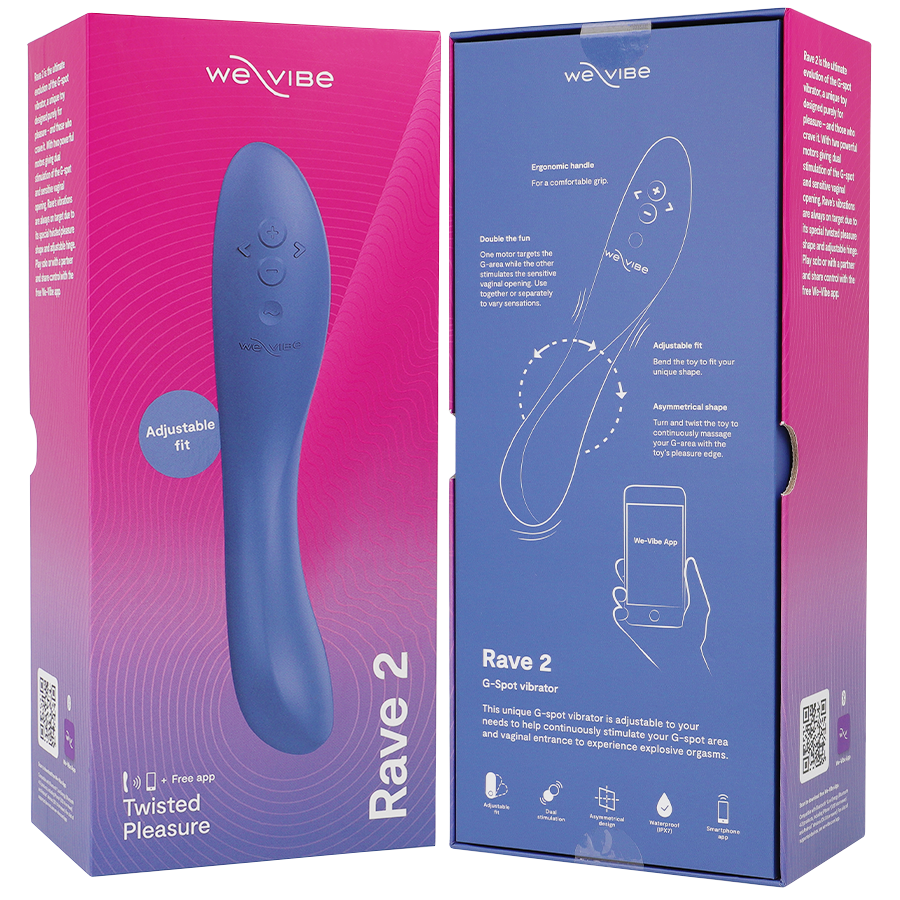 WE-VIBE - RAVE 2 BLUE G-SPOT VIBRATOR