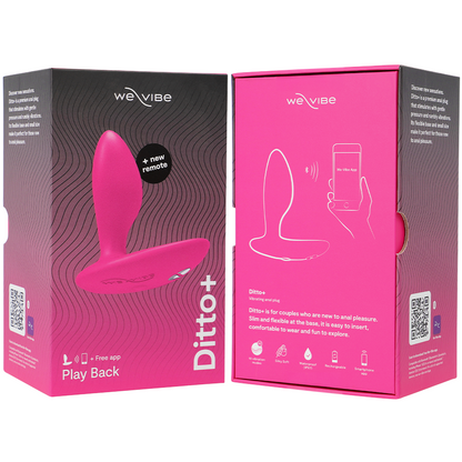 WE-VIBE - DITTO+ PLUG ANAL VIBRADOR