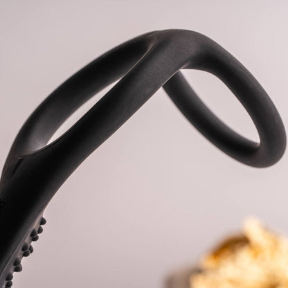 ROCKS-OFF-RO-ZEN RRO ANAL PLUG WITH VIBRATING RING FOR BLACK PENIS