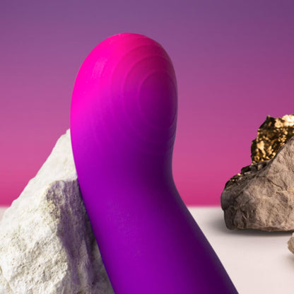 ROCKS- OFF - GLOW GIRL VIBE DISCRETE PURPLE G-SPOT VIBRATOR
