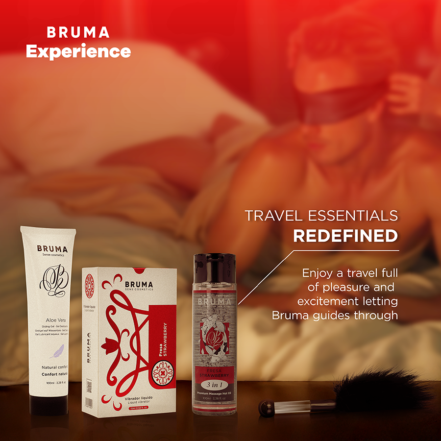 BRUMA XPERIENCE - KIT TENTACIÓN DULCE FRESA VIBRO-ORGÁSMICA