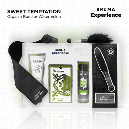 BRUMA XPERIENCE - KIT TENTACIÓN DULCE SANDÍA CON POTENCIADOR DE ORGASMOS
