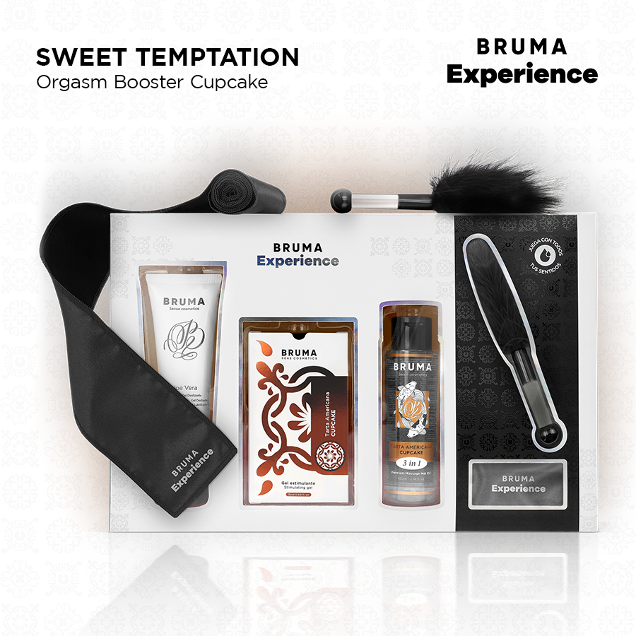 BRUMA XPERIENCE - SWEET TEMPTATION AMERICAN CAKE KIT WITH ORGASM ENHANCER