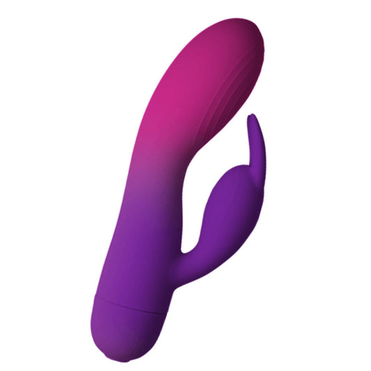 ROCKS- OFF - GLO- GIRL PURPLE RABBIT VIBRATOR