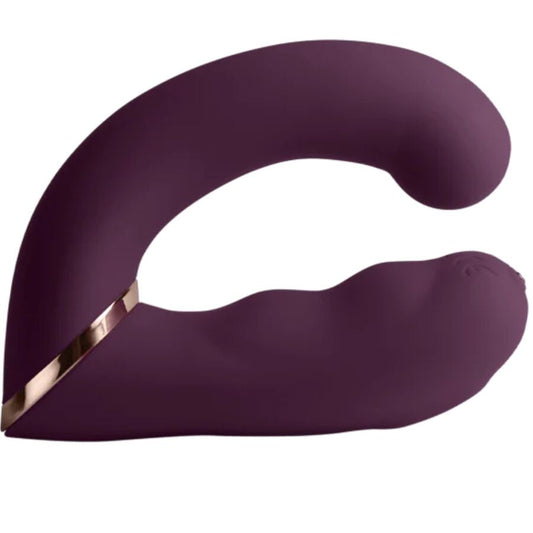 ROCKS-OFF - GEMINI DUAL VIBRATOR GY SPOT CLITORAL STIMULATOR PURPLE