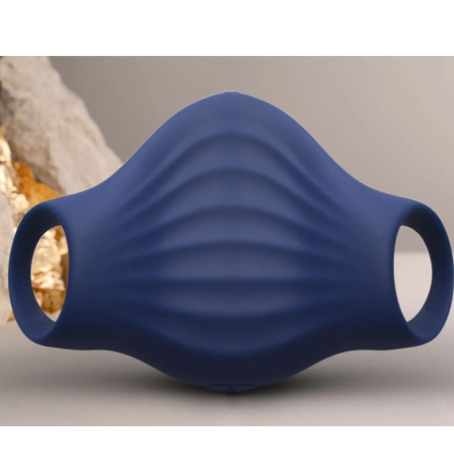 ROCKS- OFF - Palm Masturbator Blue Vibrador