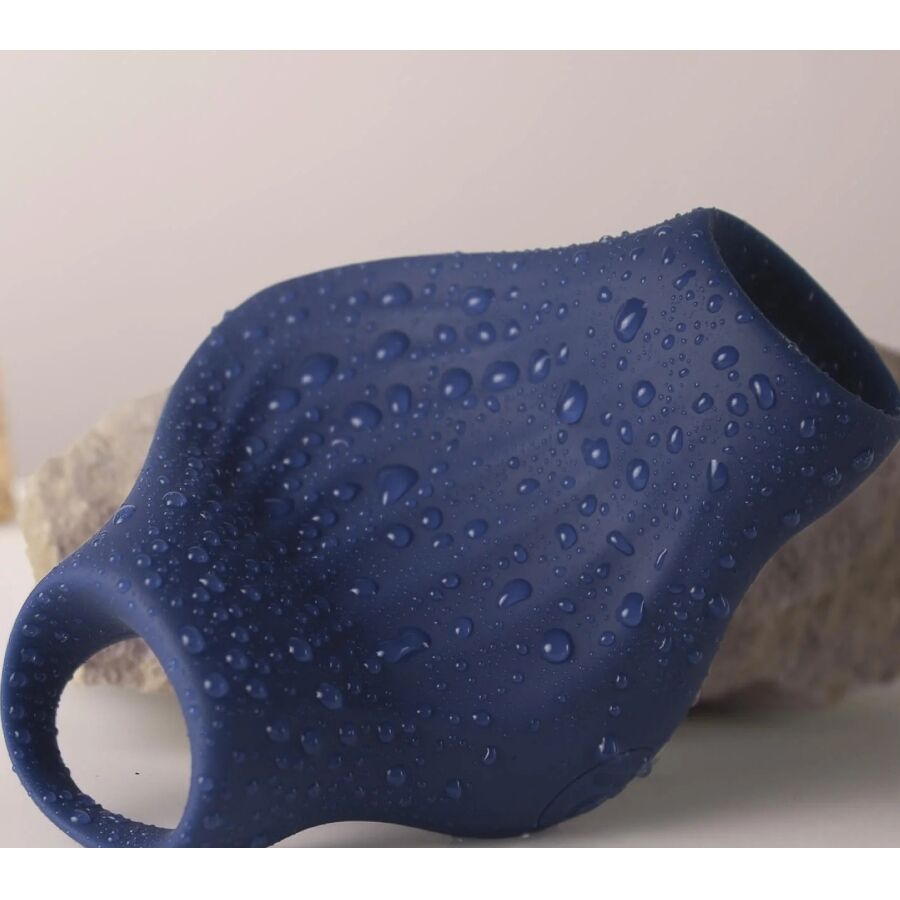 ROCKS- OFF - Palm Masturbator Blue Vibrador