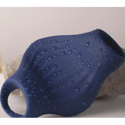 ROCKS- OFF - PALM MASTURBADOR VIBRADOR FLEXIBLE AZUL