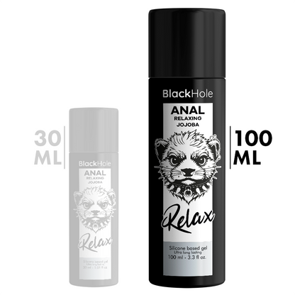 BLACK HOLE - ANAL RELAXING WITH JOJOBA SILICONE BASE 100 ML