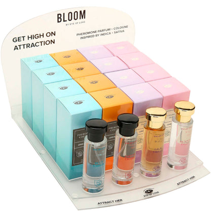 EYE OF LOVE - BLOOM EXPOSITOR 4X7 PERFUMES 10 ML