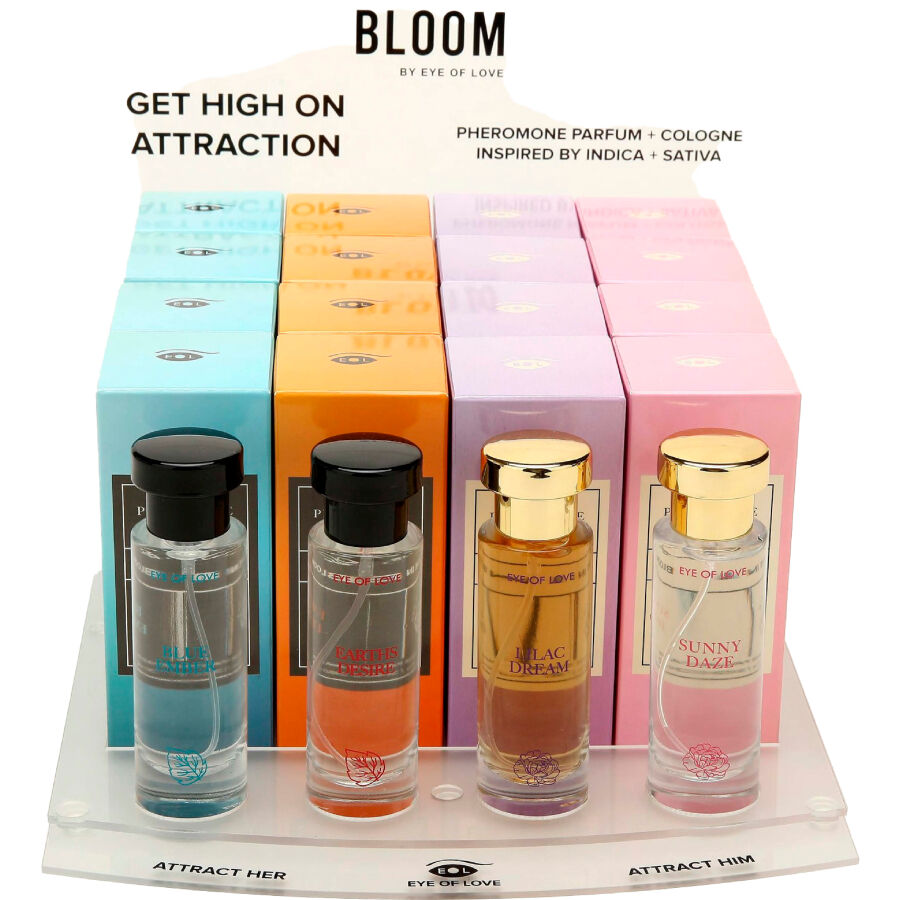 EYE OF LOVE - BLOOM EXPOSITOR 4X7 PERFUMES 10 ML