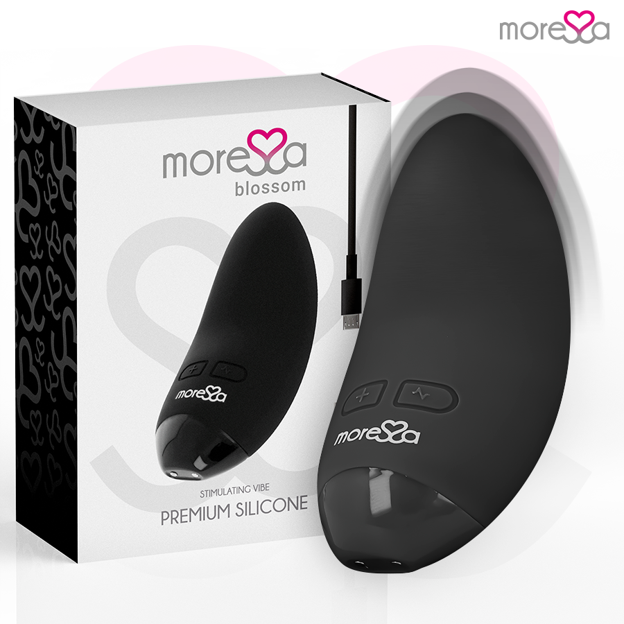 MORESSA - BLOSSOM MASSAGEADOR PESSOAL PRETO