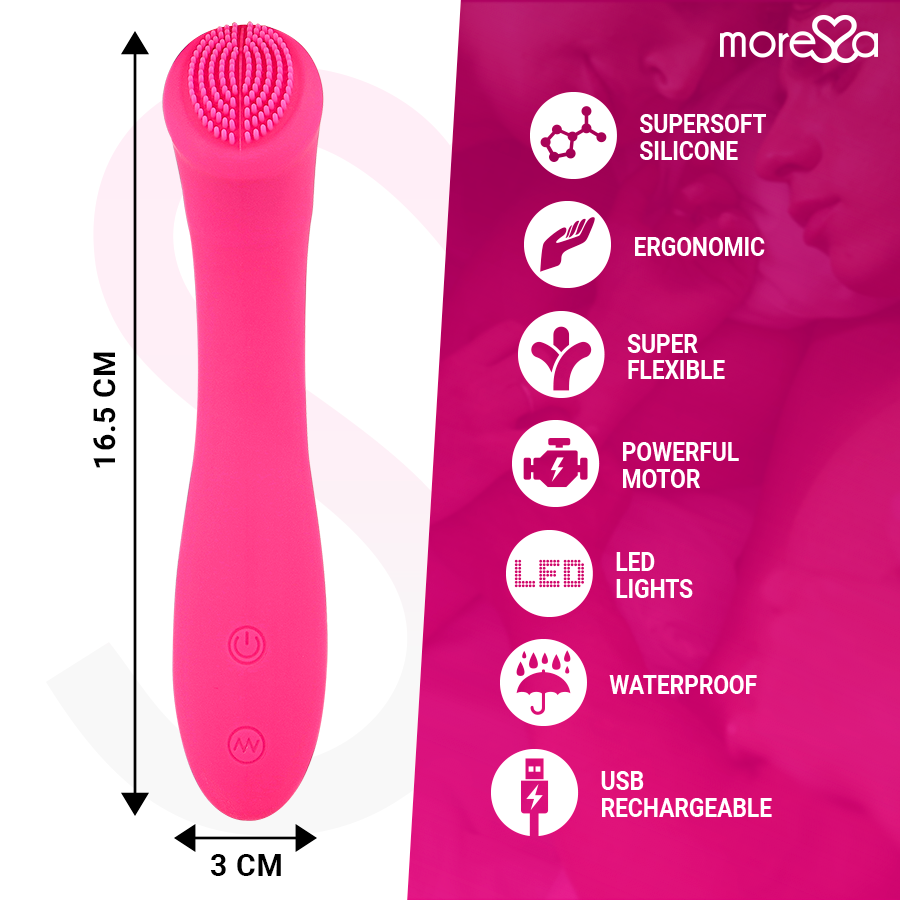 MORESSA - CELSO GY POINT DUO MASSAGER RECHARGEABLE PELVIC SERUM PREMIUM SILICONE