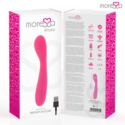 MORESSA - DRUSO GY POINT DUO MASSAGER PELVIC SERUM PREMIUM RECHARGEABLE SILICONE