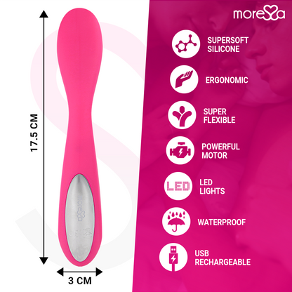 MORESSA - DRUSO GY POINT DUO MASSAGER PELVIC SERUM PREMIUM RECHARGEABLE SILICONE