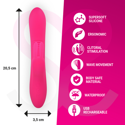 MORESSA - ETHAN WAVE EFFECT MORE POWERFUL VIBRATION PREMIUM SILICONE RECHARGEABLE