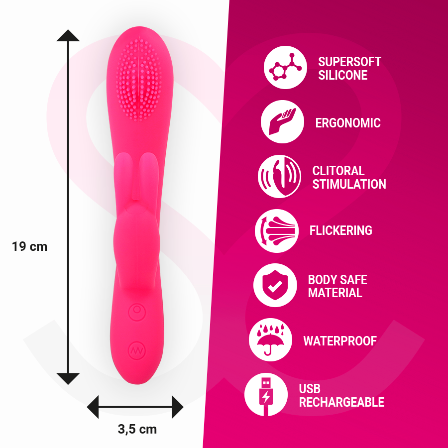 MORESSA - GINO TICKLING VAGINAL PREMIUM SILICONE RECHARGEABLE