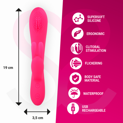 MORESSA - GINO TICKLING VAGINAL PREMIUM SILICONE RECHARGEABLE