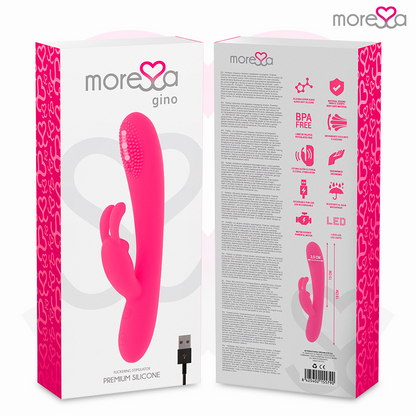 MORESSA - GINO TICKLING VAGINAL PREMIUM SILICONE RECHARGEABLE