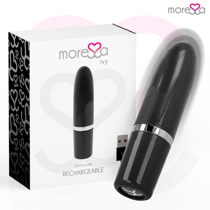 MORESSA - IVY TRAVEL LIP SIMULATOR MASSAGER BLACK
