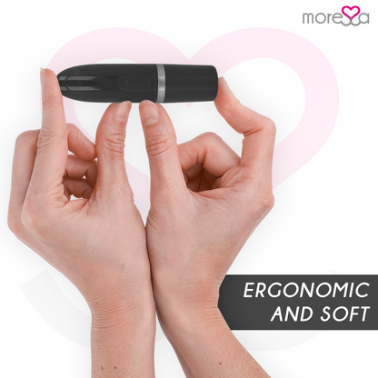 MORESSA - IVY TRAVEL LIP SIMULATOR MASSAGER BLACK