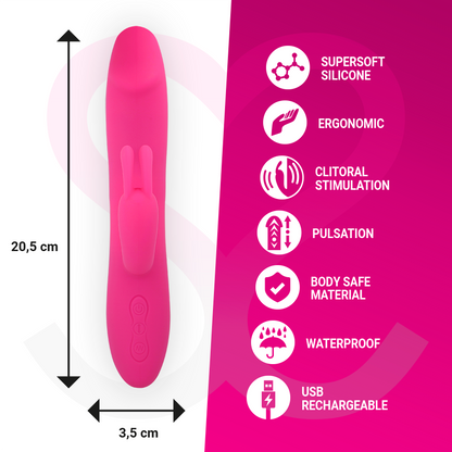 MORESSA - MOLLY IMPULSOR UP&DOWN Y POTENTE VIBRACIÓN PREMIUM SILICONE RECARGABLE