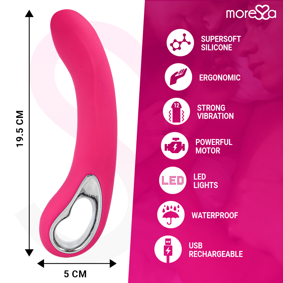 MORESSA - NELSON PREMIUM SILICONE RECHARGEABLE G-SPOT MASSAGER