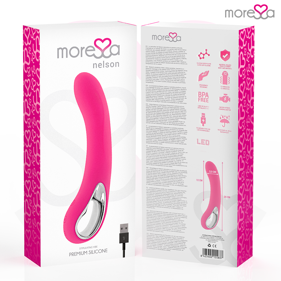 MORESSA - NELSON PREMIUM SILICONE RECHARGEABLE G-SPOT MASSAGER