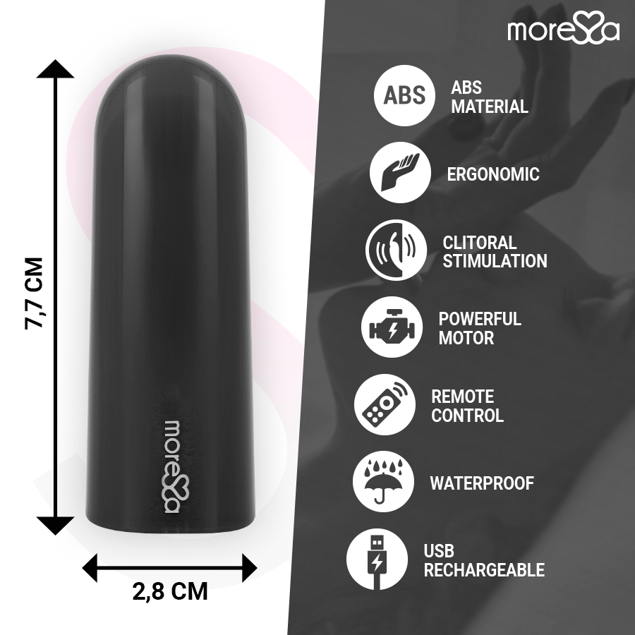 MORESSA - NIX Powerful Multi-Game Vibrator Remote Control Black