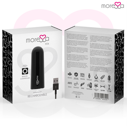 MORESSA - NIX Powerful Multi-Game Vibrator Remote Control Black