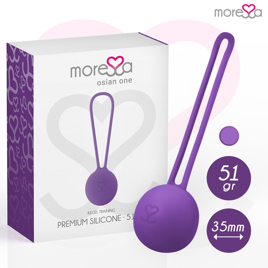 MORESSA - OSIAN ONE PELVIC FLOOR TRAINING 51g PREMIUM SILICONE PURPLE