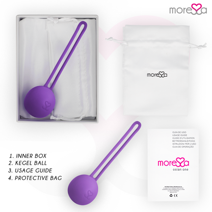 MORESSA - OSIAN ONE PELVIC FLOOR TRAINING 51g PREMIUM SILICONE PURPLE