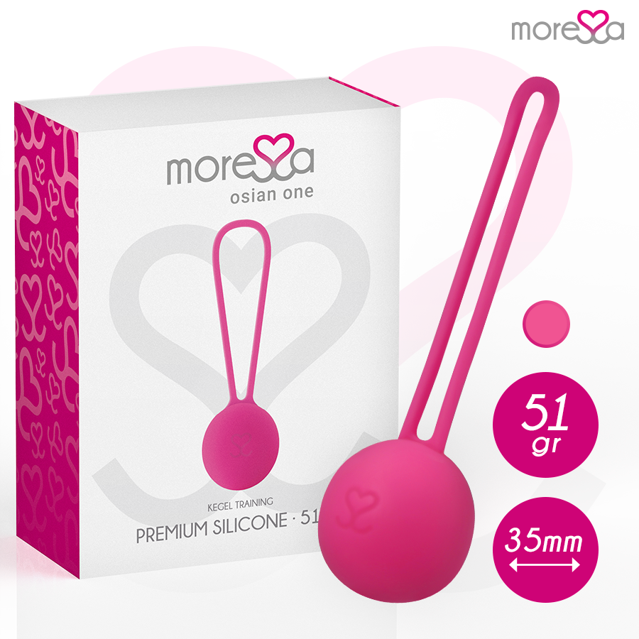 MORESSA - OSIAN ONE PELVIC FLOOR TRAINING 51g PREMIUM PINK SILICONE