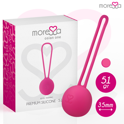 MORESSA - OSIAN ONE PELVIC FLOOR TRAINING 51g PREMIUM PINK SILICONE