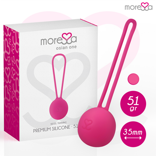MORESSA - OSIAN ONE ENTRENAMIENTO SUELO PELVICO 51gr PREMIUM SILICONA ROSA