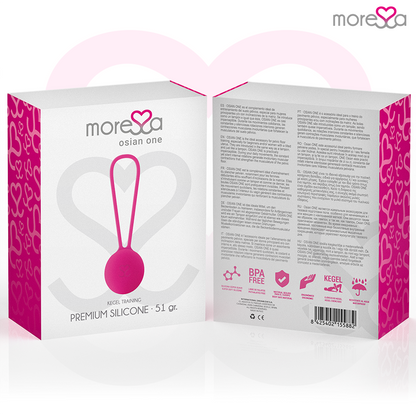MORESSA - OSIAN ONE PELVIC FLOOR TRAINING 51g PREMIUM PINK SILICONE