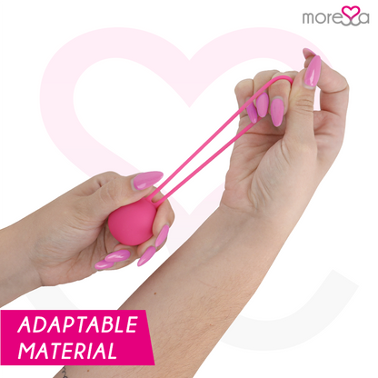 MORESSA - OSIAN ONE ENTRENAMIENTO SUELO PELVICO 51gr PREMIUM SILICONA ROSA